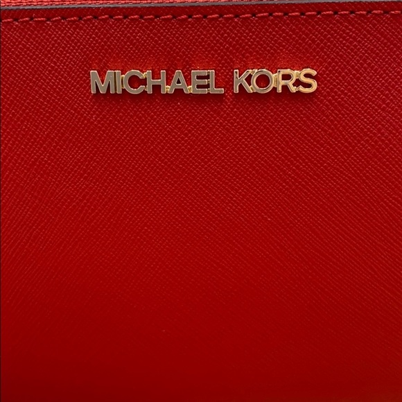 MICHAEL KORS LARGE DOUBLE ZIP WRISTLET FLAME - Picture 15 of 16